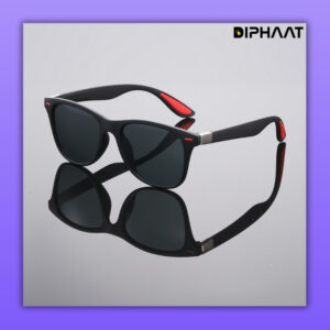 Sunglass (black % red)